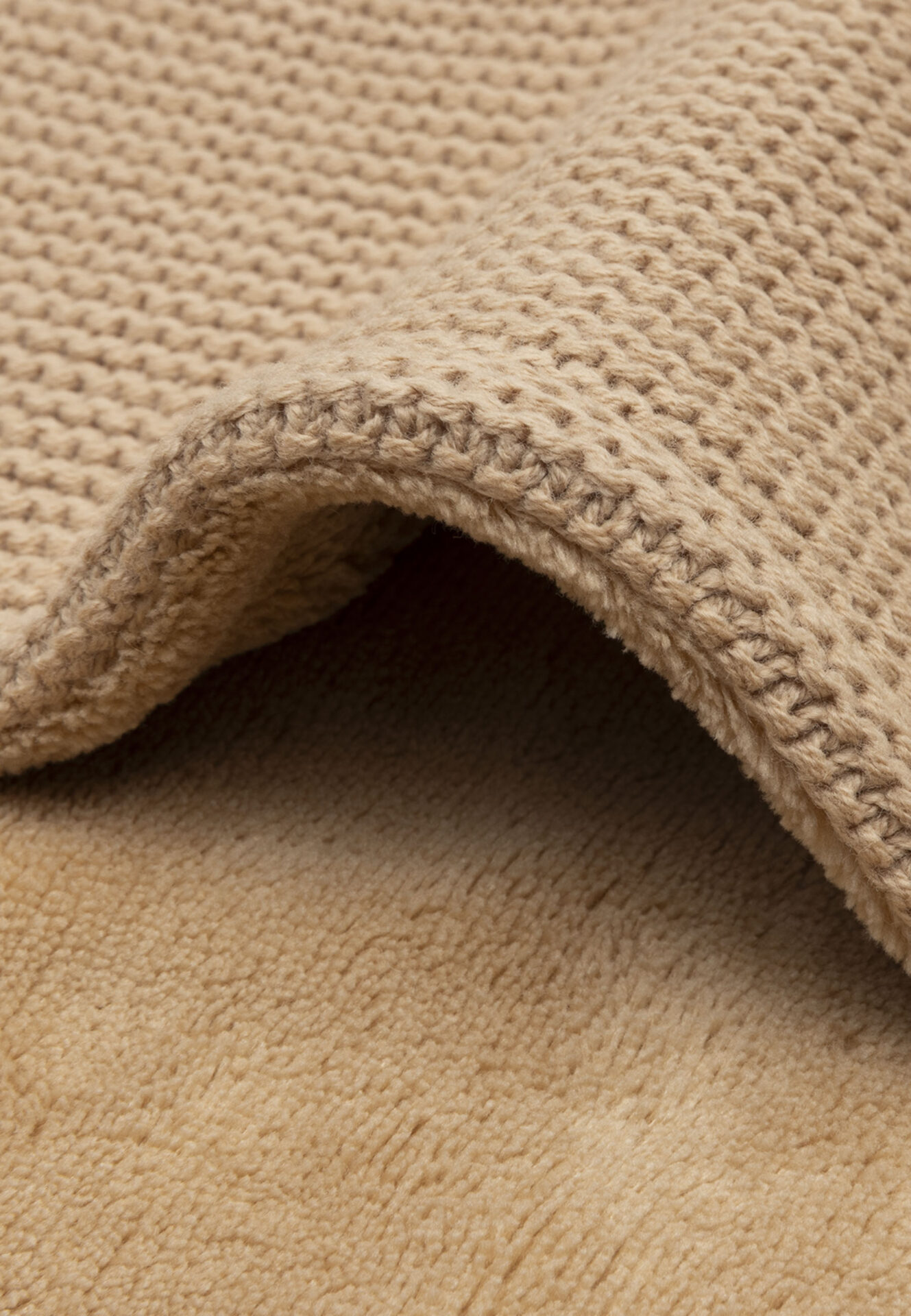 Babydeken fleece Basic Knit | Jollein - Afbeelding 2