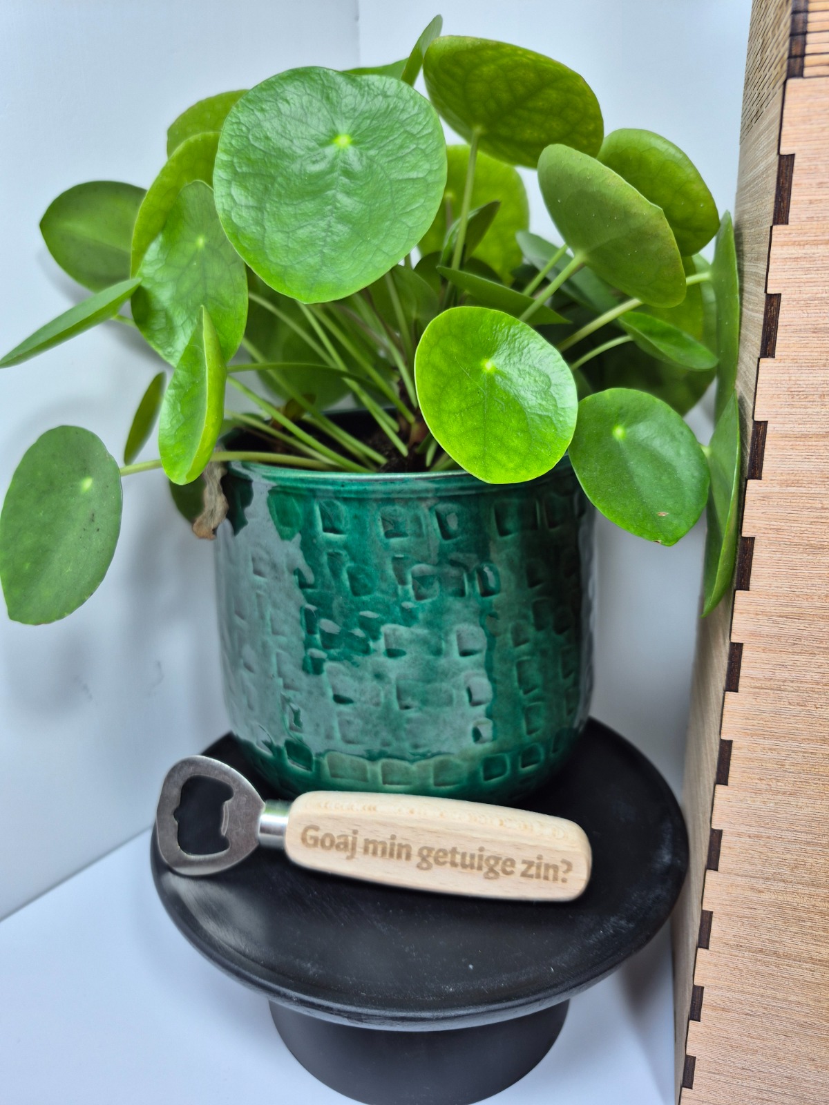 Houten flesopener | Gegraveerd - Afbeelding 5